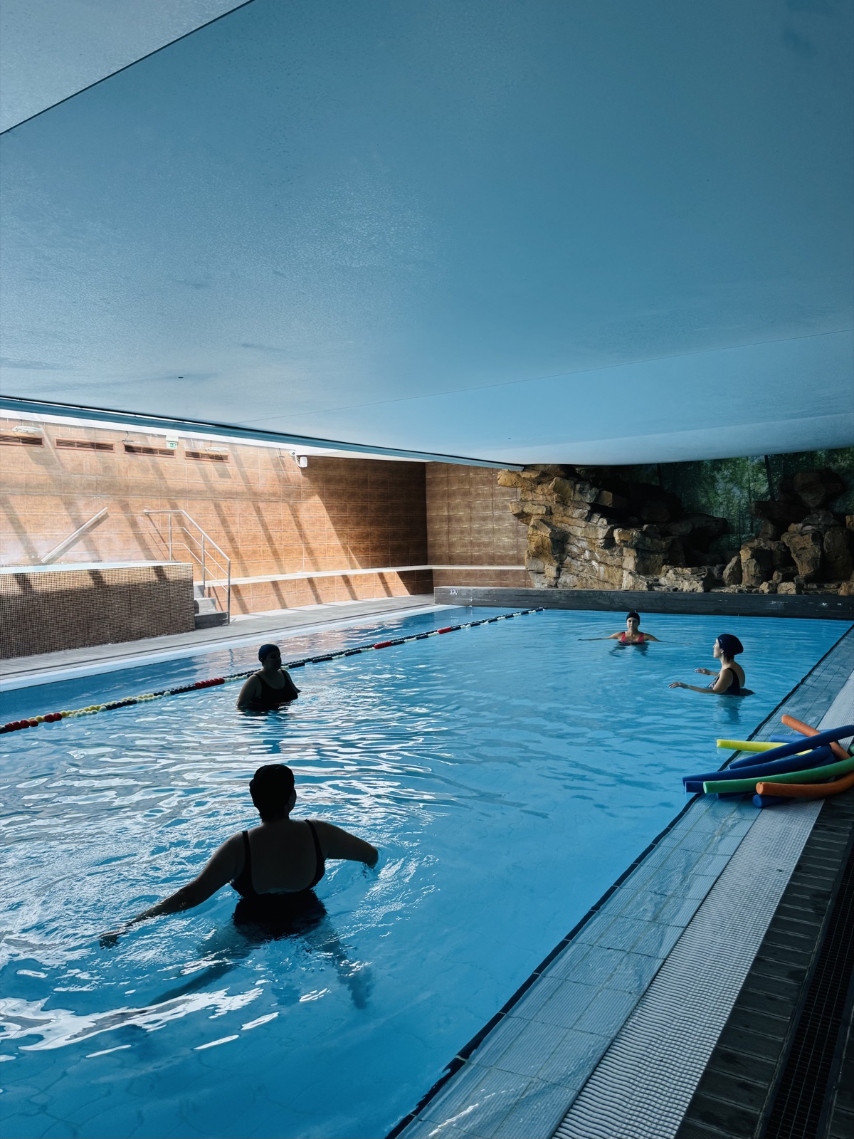Piscina do Lemonfit Parque das Nações durante uma aula